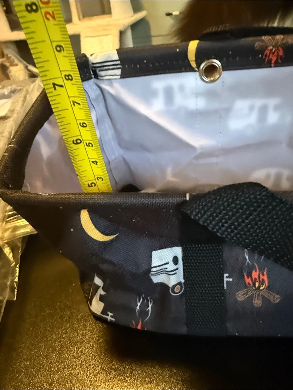 thirty-one Gray and Black Organizer Tote Insert